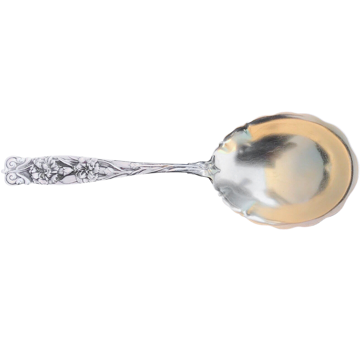 Rare C. 1880 Whiting Co. Sterling Silver Berry Spoon, No. 19 pattern G ...